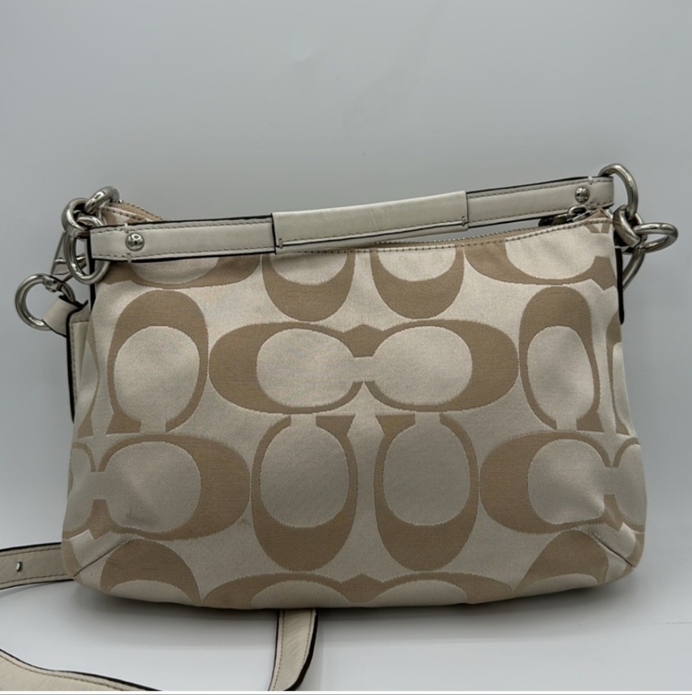 Coach Cream Shoulder Bag - Picture 7 of 12
